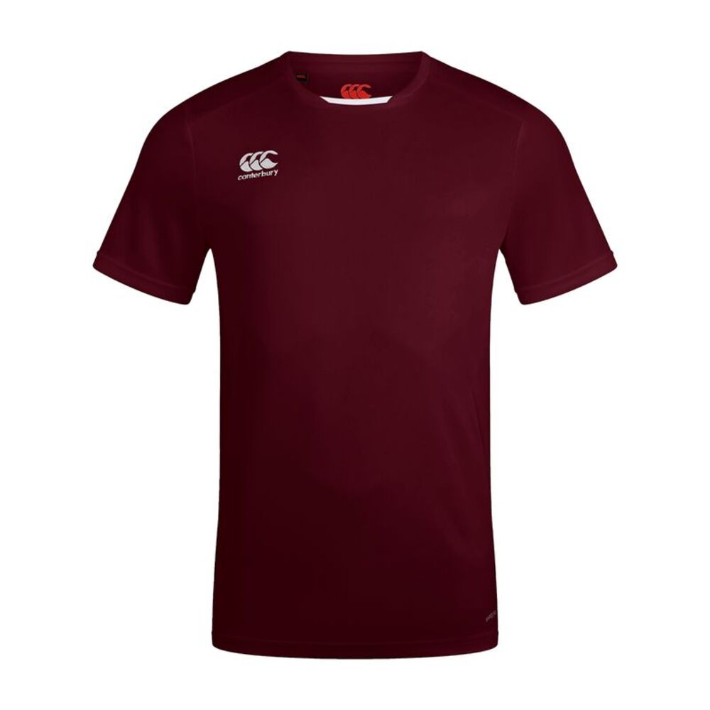 Canterbury Mens Club Dry Vapodri T-Shirt / Maroon